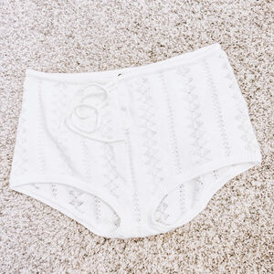 Elsa Women's White Knit Bottoms Size Small NWT